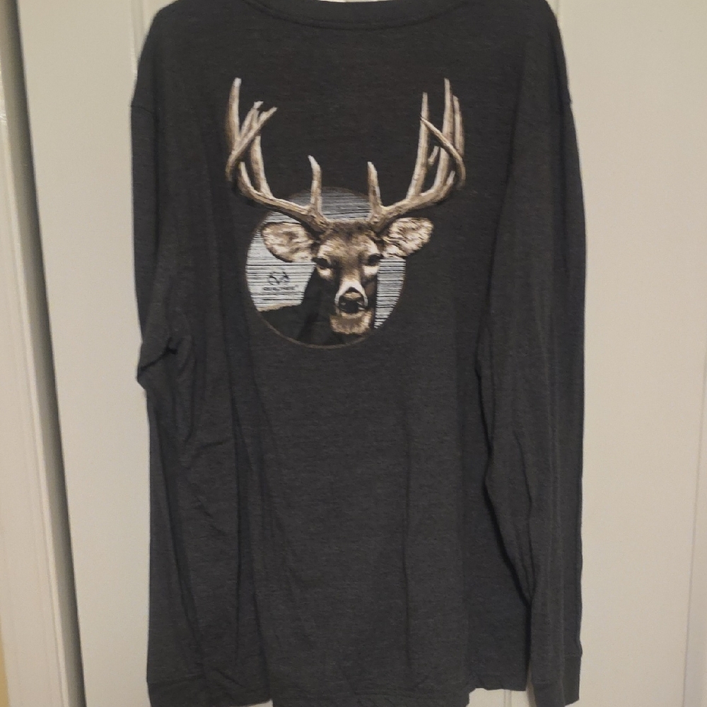 Realtree Gray Men's Long Sleeve Shirt